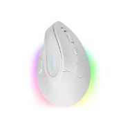 Ratón Mars Gaming Ergo Óptico Rf/bt Blanco (mmskw)