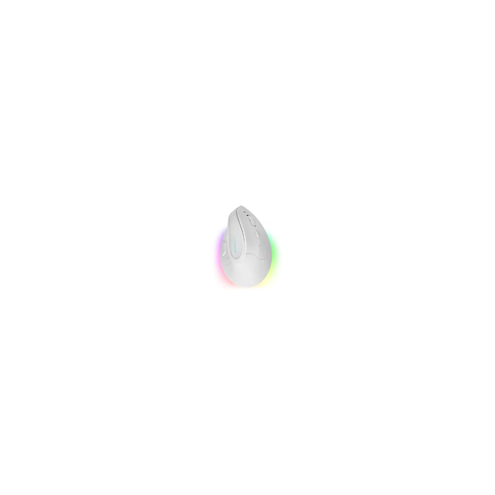 Ratón Mars Gaming Ergo Óptico Rf/bt Blanco (mmskw)