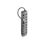 Hub Ngs Usb-a 2.0 A 8xusb-a 3.0 Gris (ihub8)