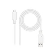 Nanocable Usb-c/m A Usb-a/m 3m Blanco (10.01.2103-w)