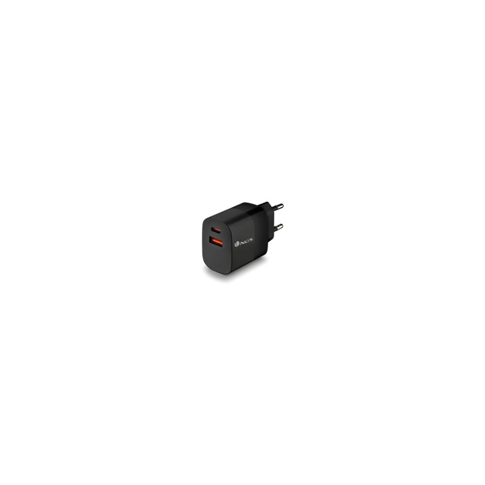Cargador Pared Ngs 1xusb-c 1xusb-a 33w Negro (bud33w)