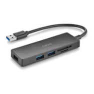 Hub Ngs 3xusb 3.0 1xsd 1xmicrosd Negro (ihubreader)