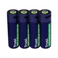 Pilas Recargables Trust Aa Azul 4 Unidades (25631)