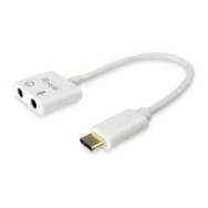 Adaptador Equip Usb-c/m A 3.5mm/h 15cm Blanco (133460)