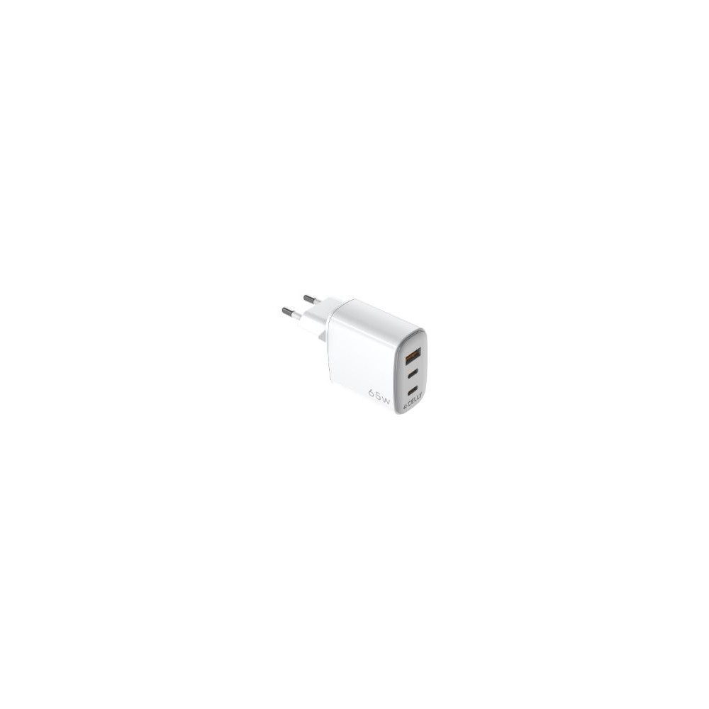 Cargador Celly 1xusb-a 2xusb-c 65w (uptc1usb2usbc65)