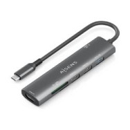 Docking Aisens 7en1 Usb-c Gris (asuc-7p027-gr)