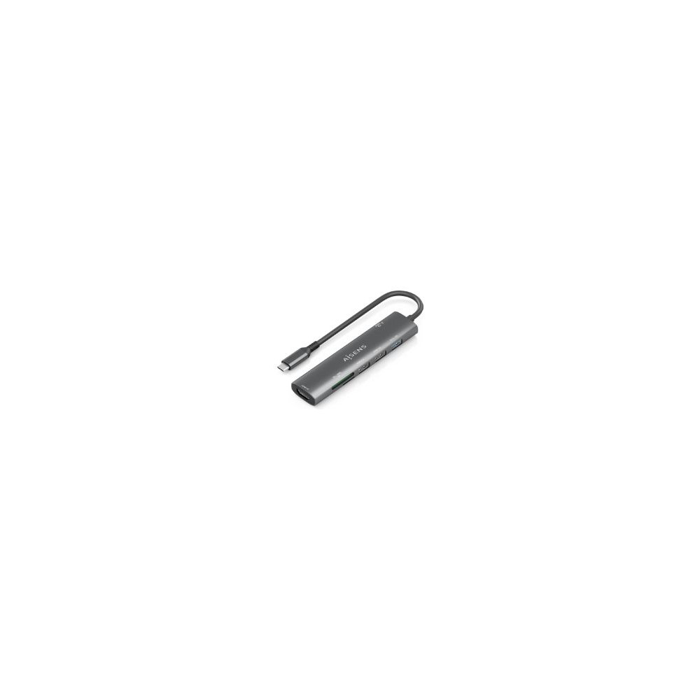 Docking Aisens 7en1 Usb-c Gris (asuc-7p027-gr)