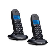 Teléfono Inalámbrico Motorola C1002cb+ Pack Duo Negro