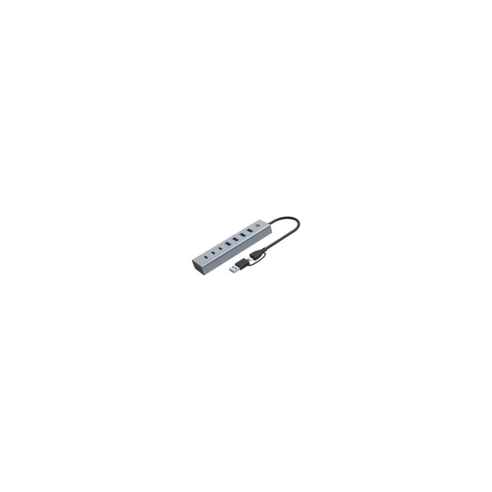 Hub Conceptronic Usb-c 3.0 7p Gris (hubbies20g)