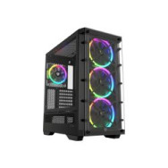 Caja Nfortec Draco X Rgb Atx Itx Negra (nf-cs-dracox-b)