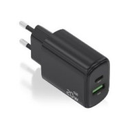 Cargador Pared Aisens Usb-a/usb-c 20w Negro (a110-0910)