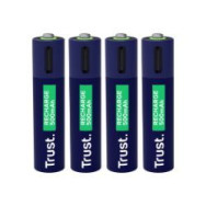 Pilas Recargables Trust Aaa Usbc-c Pack 4 Azul (25671)