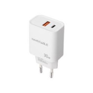 Cargador Pared Nanocable Usb-a/c 30w Blanco(10.10.2011)