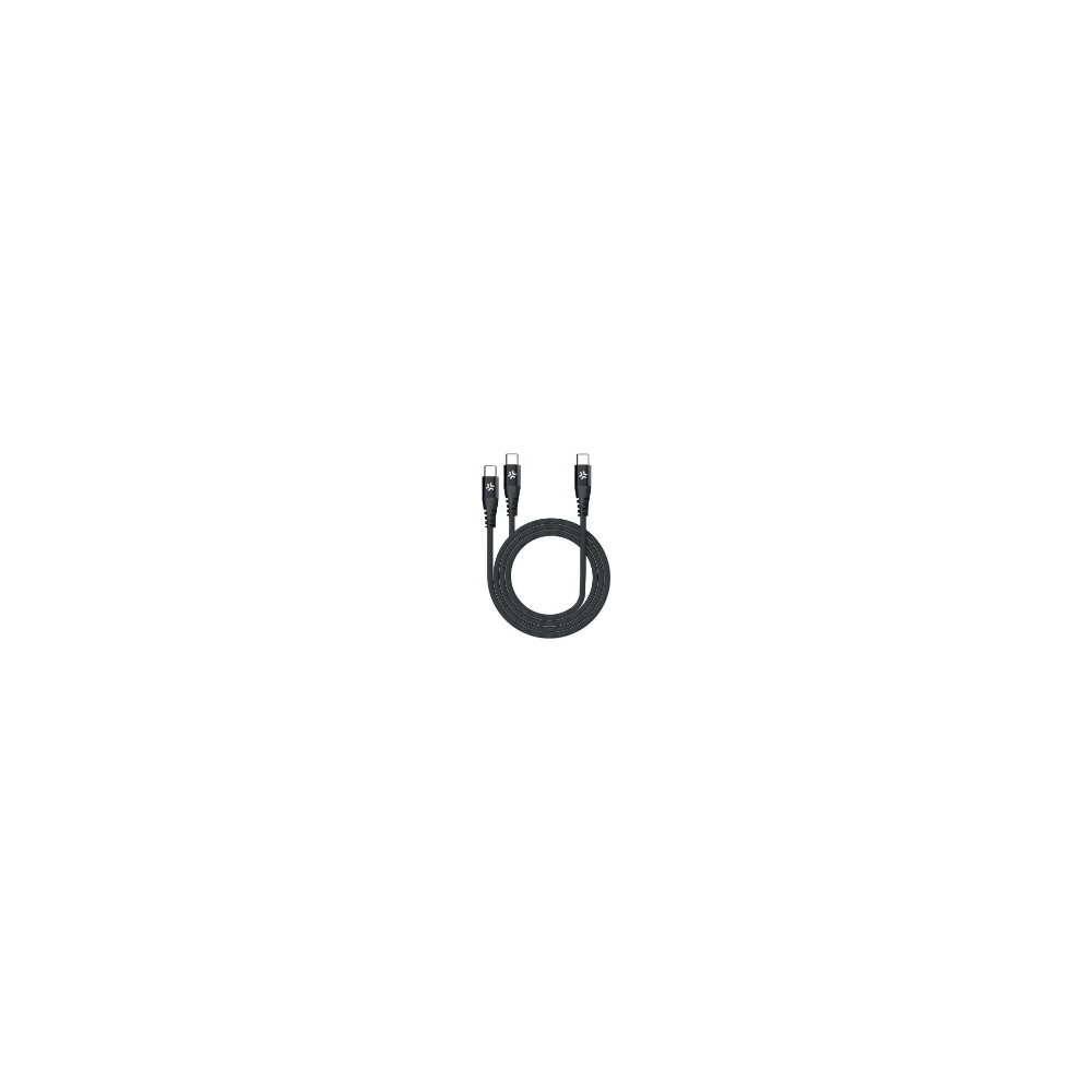 Cable Celly Usb-c A 2usb-c 100w 1.3m (usbc2usbcbk)