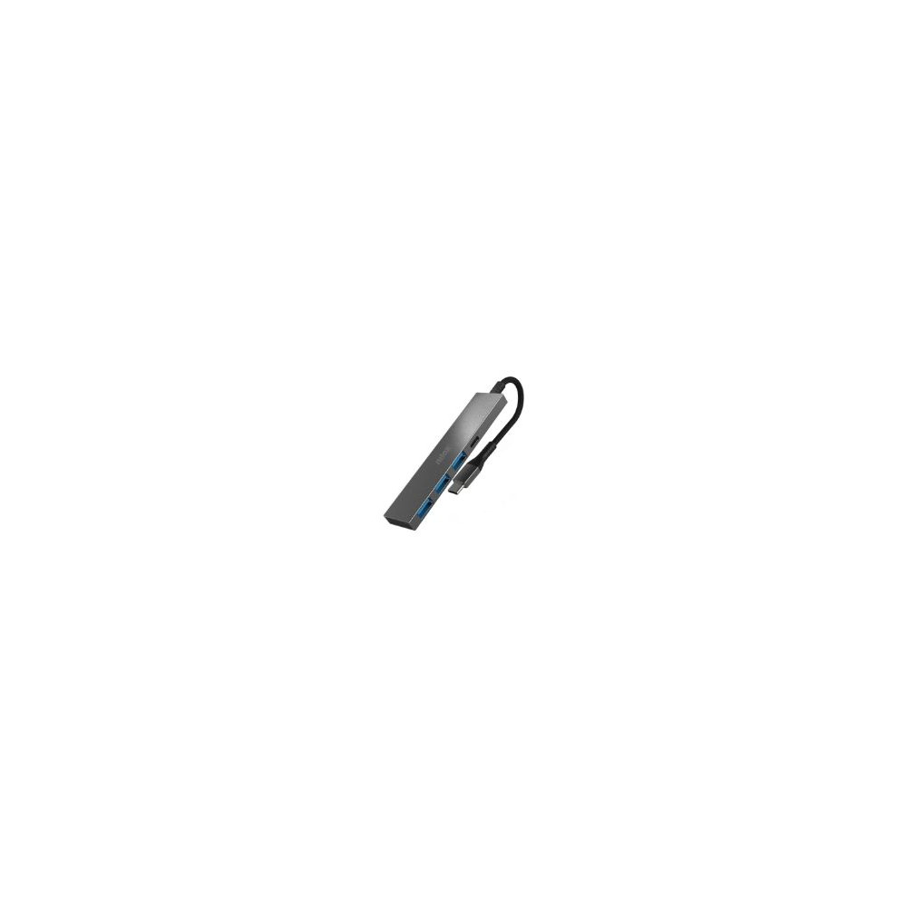 Hub Nilox Usb-c A 3usb-a3.0 1usb-c Gris (nxhubusbc04)