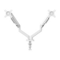 Soporte Mesa Nilox 2brazos Articulados Blanco(nxdma02w)