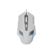 Ratón Mars Gaming Óptico Rgb Usb 4000dpi Blanco(mm024w)