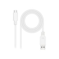 Nanocable Usb-c/m A Usb-a/m Blanco (10.01.2101-l150-w)