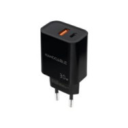 Cargador Pared Nanocable Usb-a/c 30w Negro (10102012)