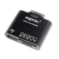 Lector Tarjetas Approx Usb 2.0 Negro (appcrs)