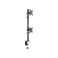 Soporte Mesa Tooq 2 Monitores Gira/incl (db1233tnv-b)