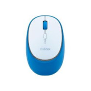 Raton Nilox Dual-wireless Blanco/azul (nxmdws103)