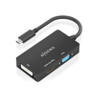 Conversor Aisens Usb-c/m A Dvi-i/vga/hdmi (a109-0954)