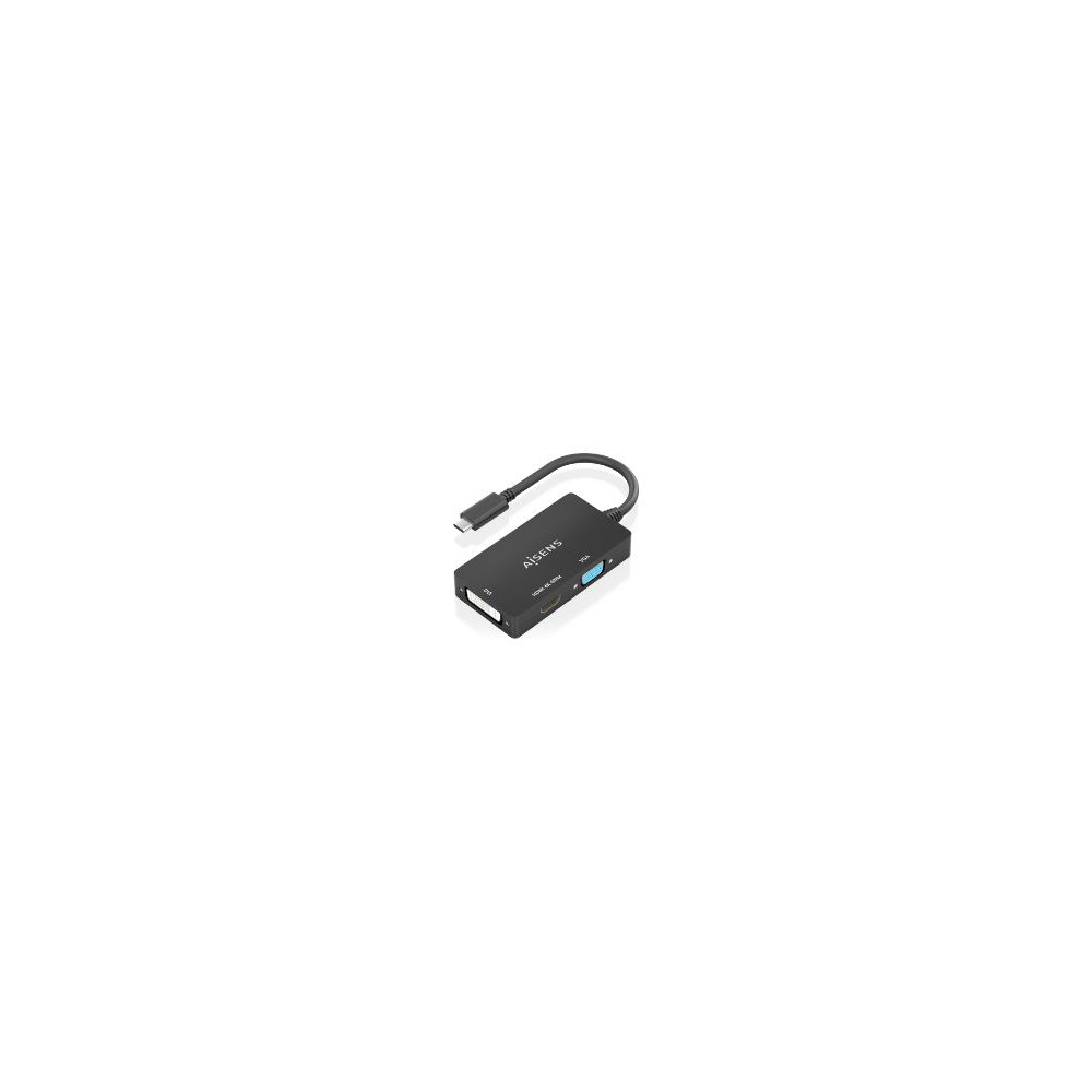 Conversor Aisens Usb-c/m A Dvi-i/vga/hdmi (a109-0954)