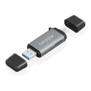 Lector Tarjetas Aisens Usb-a/c 30 Gris (ascr-2ac11-gr)
