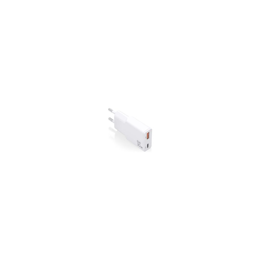 Cargador Pared Aisens Usb-a Usb-c 30w (asch-30w2p046-w)