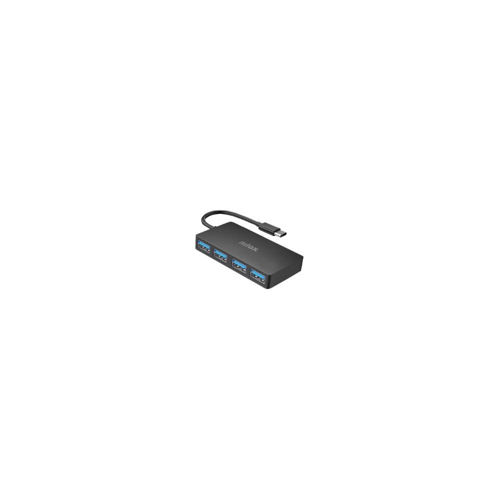 Docking Station Nilox 4xusb-c 3.0 Negro (nxhubusc04)