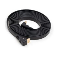 Cable Engel Hdmi-a M/m Plano Acodado 3m Negro (av0743c)