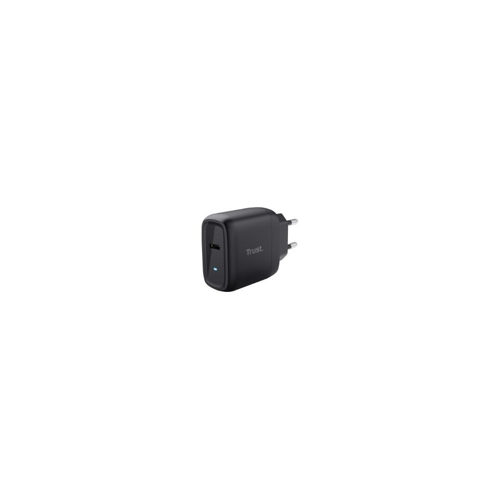 Cargador Pared Trust Maxo Gan 45w 1xusb-c Negro (25521)