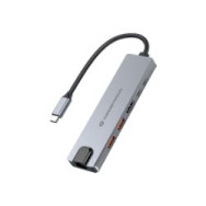 Docking Station Conceptronic 6en1 Usb-c Gris (donn29g)