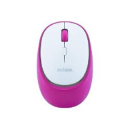 Raton Nilox Dual-wireless Blanco/rosa (nxmdws104)