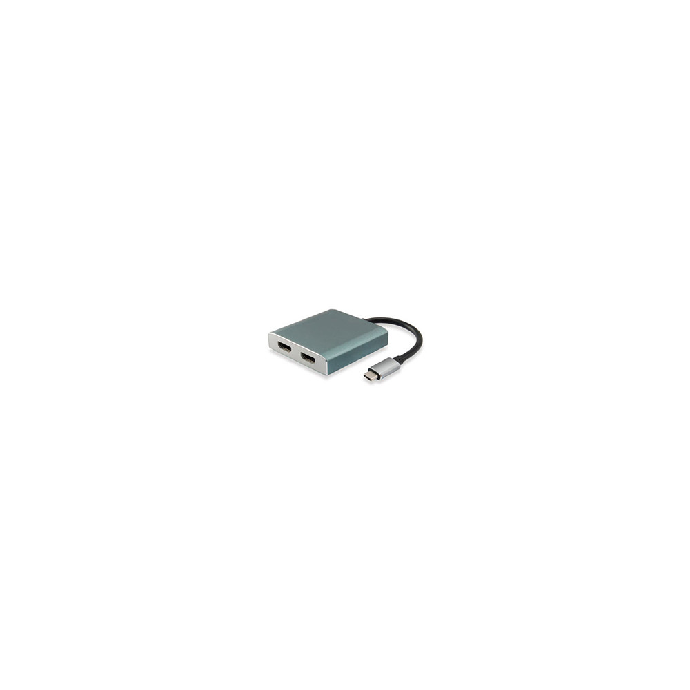 Adaptador Equip Usb-c/m A 2x Hdmi/h Plata (eq133464)