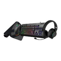 Pack Gaming Unyka Nova 4en1 Rgb Negro (uk594008)