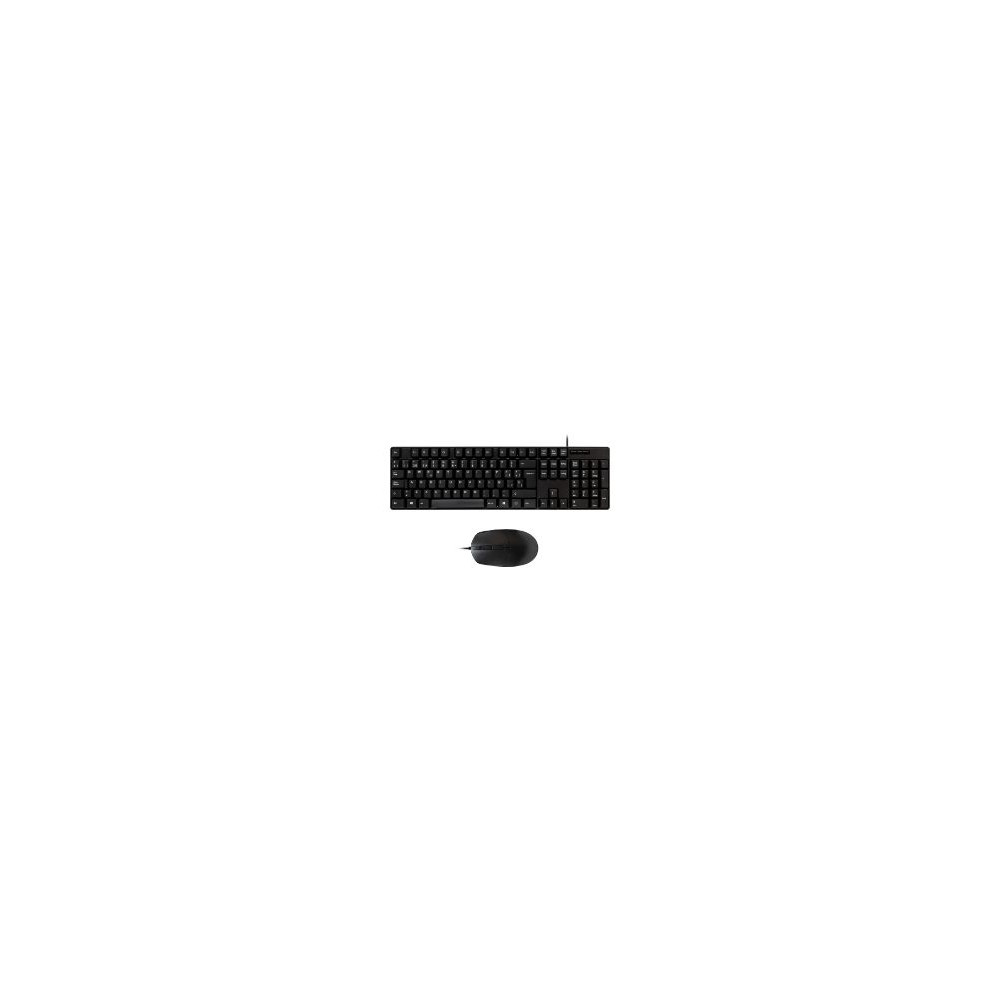Tecladoratón Unyka Oem Usb 1200dpi Negro (uk50545)