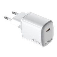 Cargador Pared Celly 45w Cable Usb-c (uptc1usbc45wctc)