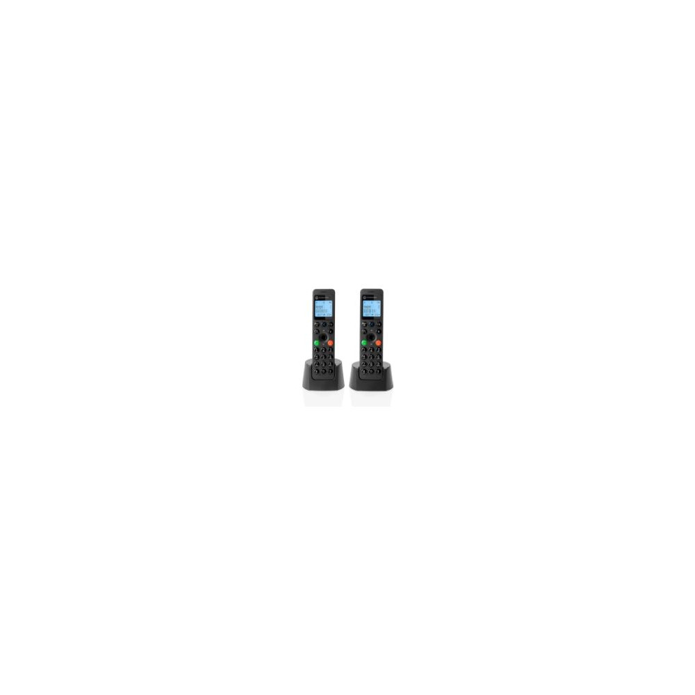 Teléfono Inalámbrico Motorola Dot202 Dect Duo Negro