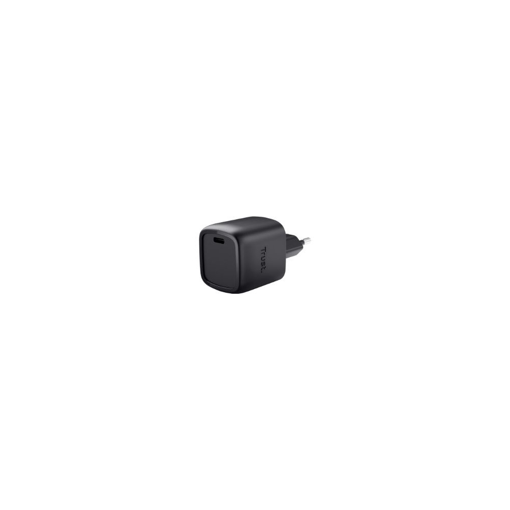 Cargador Pared Trust Maxo Gan 30w 1xusb-c Negro (25519)