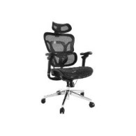 Silla Oficina Equip Respaldo De Malla Negra (eq651051)