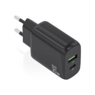 Cargador Pared Aisens 30w Usb-a Usb-c Negro (a110-0924)