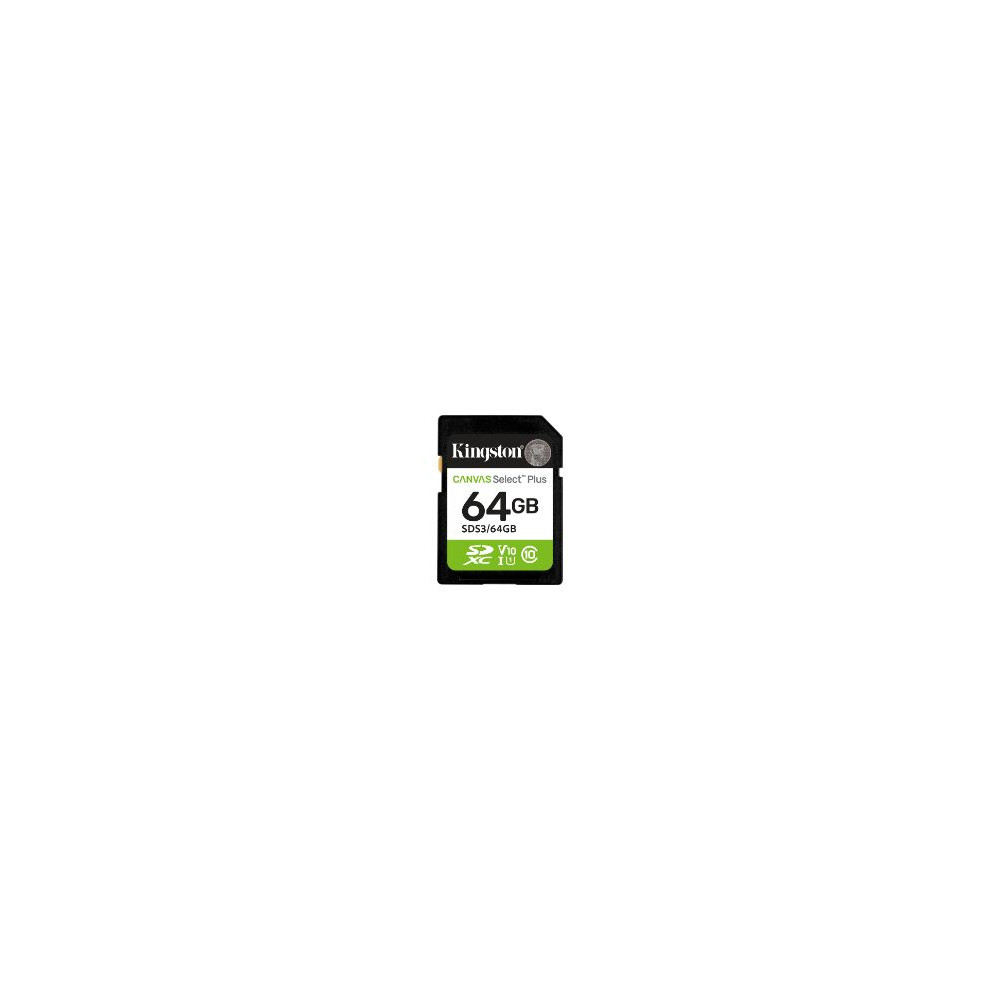 Kingston Sdxc Canvas Selec Plus 64gb (sds3/64gb)
