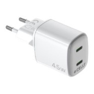 Cargador Pared Celly 45w Usb-c Blanco (uptc1usbc45wwh)