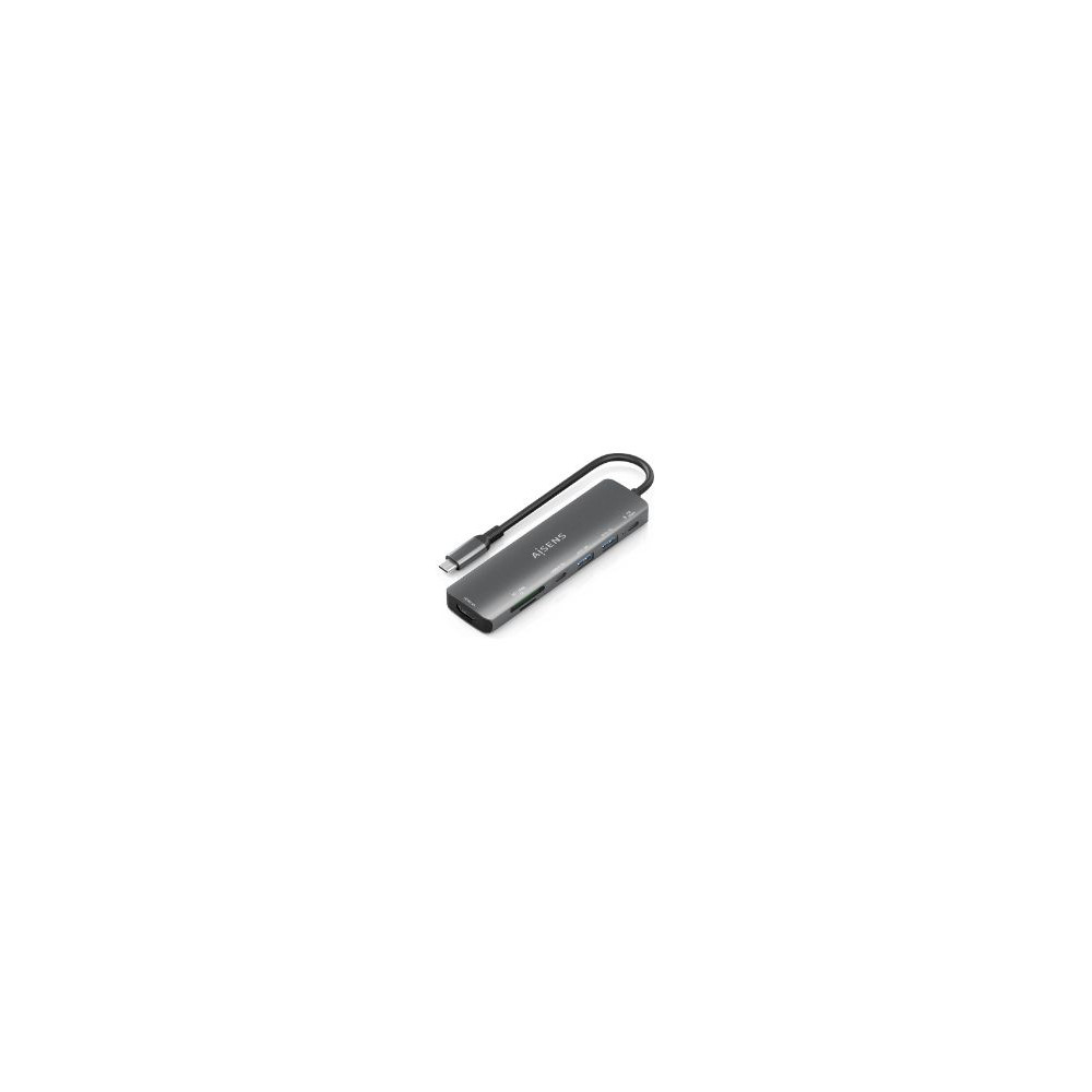 Docking Aisens 7en1 Usb-c Gris (asuc-7p026-gr)