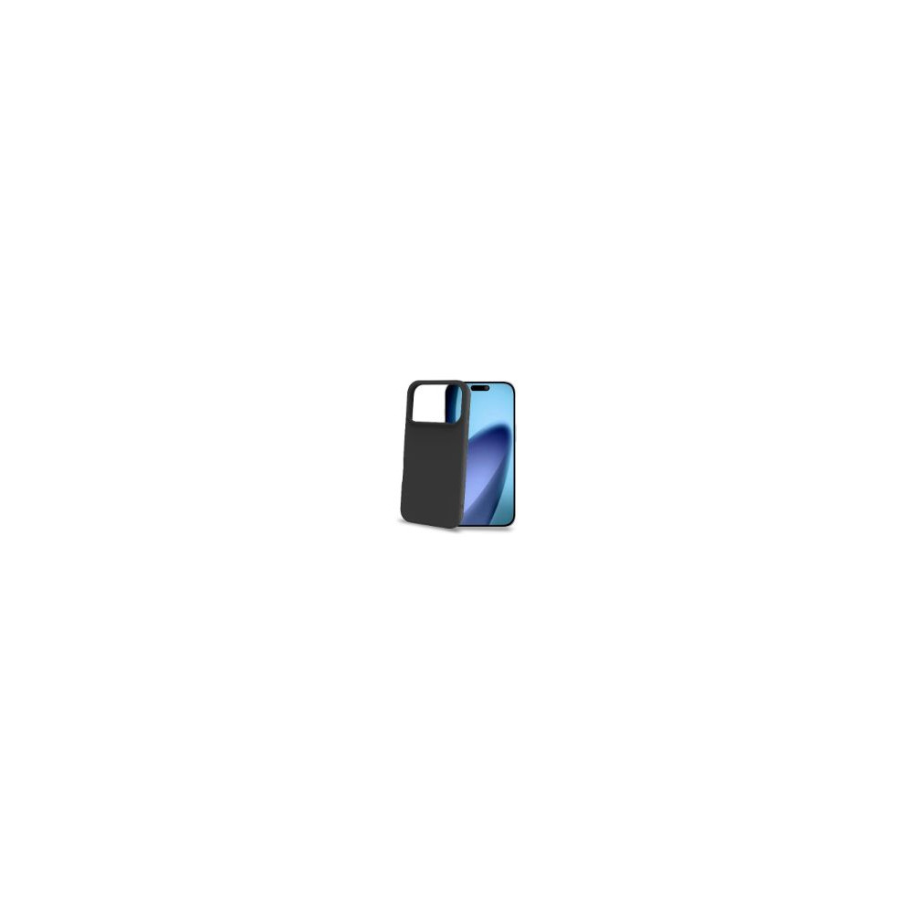 Funda Celly Cromo Iphone 17 Pro Negra (cromo1151bk)