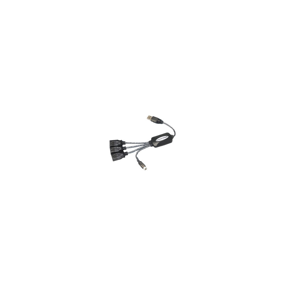 Hub Conceptronic 1xminiusb-b 4xusb 2.0 Negro (cflexhub)