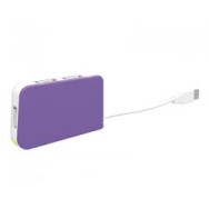 Hub Approx 4xusb 2.0 Púrpura (appht4p)