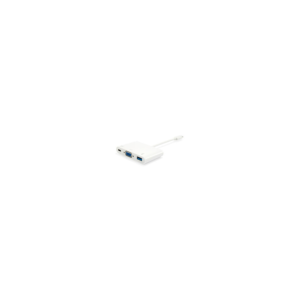 Adaptador Equip Usb-c A Usb-a/usb-c Pd/vga (eq133462)